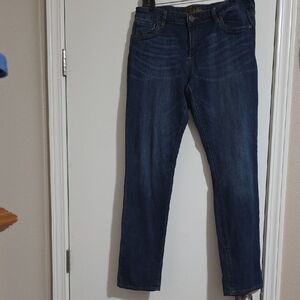 Kut from the Kloth Dark Blue Straight Leg Jeans